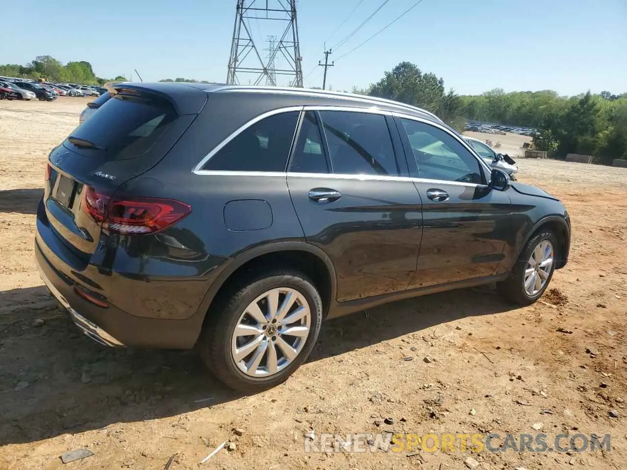 3 fotografías del automóvil dañado W1N0G8EB5MV279208 MERCEDES-BENZ GLC-CLASS 2021