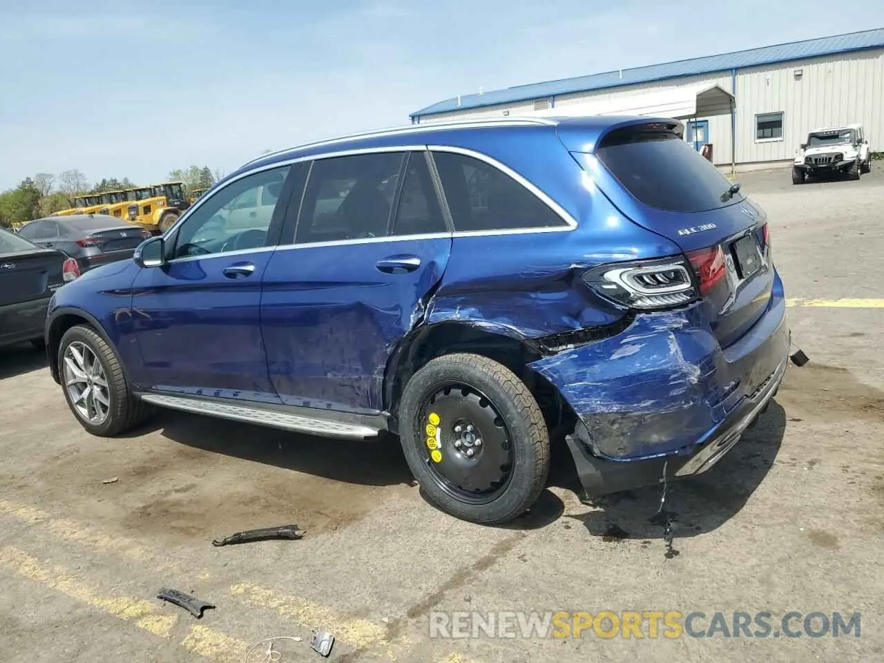 2 fotografías del automóvil dañado W1N0G8EB6MV284840 MERCEDES-BENZ GLC-CLASS 2021