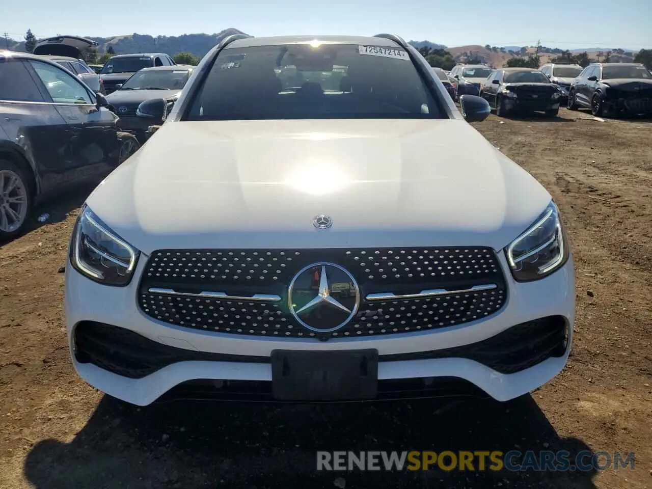 5 fotografías del automóvil dañado W1N0G8EB7MV322849 MERCEDES-BENZ GLC-CLASS 2021
