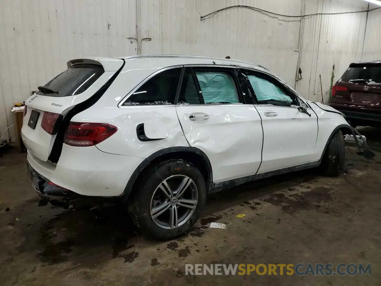 3 fotografías del automóvil dañado W1N0G8EB8MF904839 MERCEDES-BENZ GLC-CLASS 2021