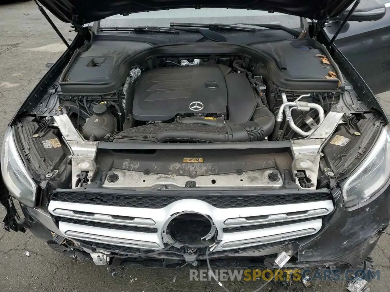 11 fotografías del automóvil dañado W1N0G8EB8MF925559 MERCEDES-BENZ GLC-CLASS 2021