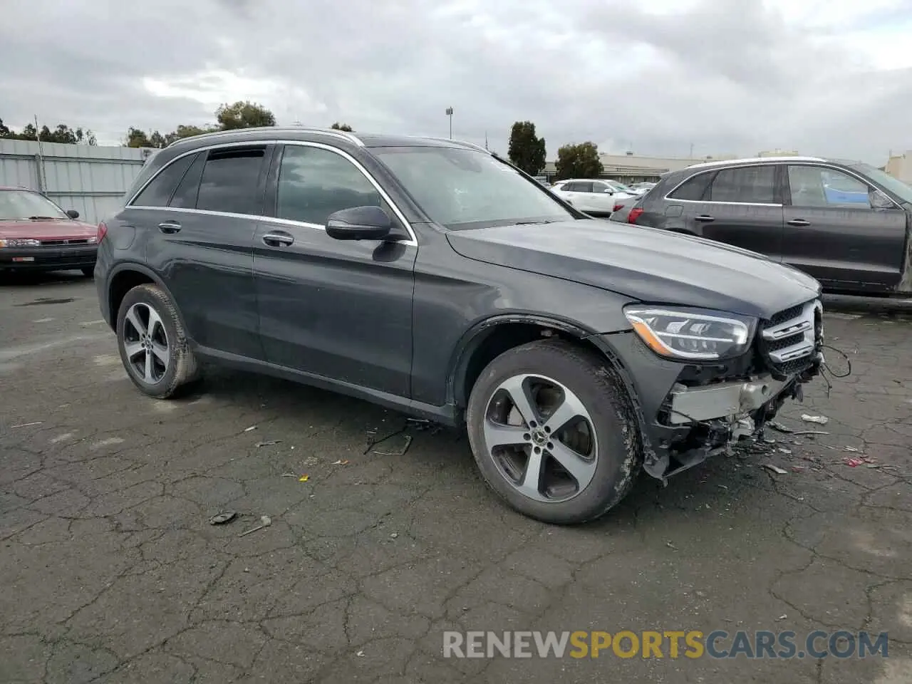 4 fotografías del automóvil dañado W1N0G8EB8MF925559 MERCEDES-BENZ GLC-CLASS 2021