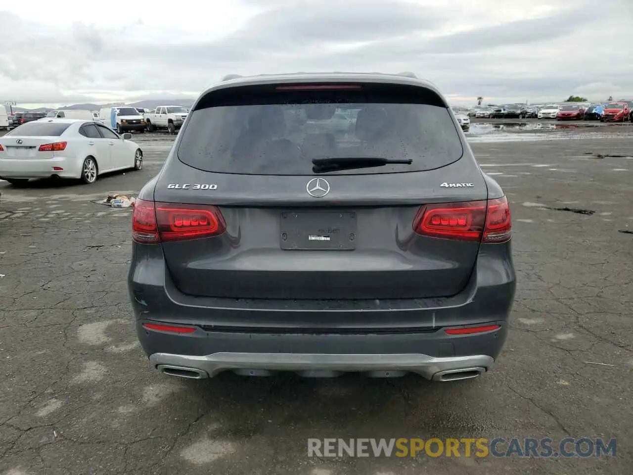 6 fotografías del automóvil dañado W1N0G8EB8MF925559 MERCEDES-BENZ GLC-CLASS 2021