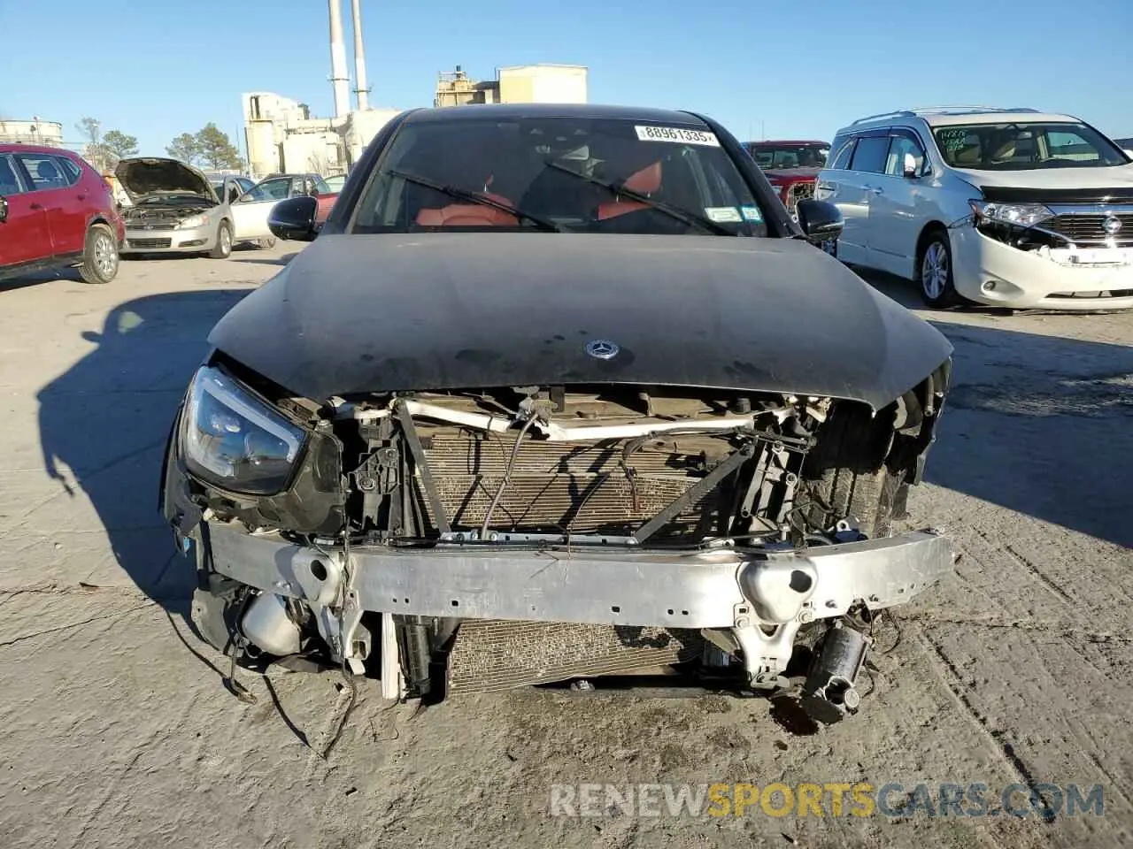 5 fotografías del automóvil dañado W1N0J6EB4MF910126 MERCEDES-BENZ GLC-CLASS 2021