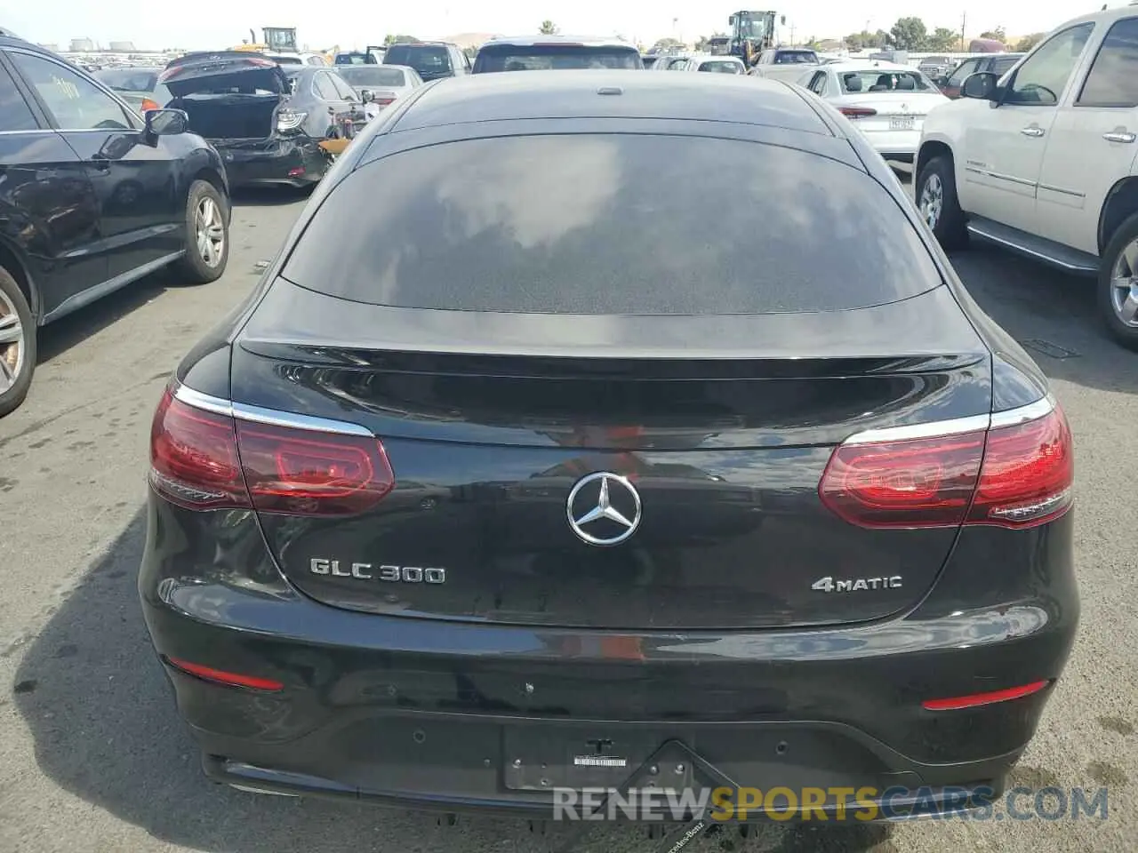 6 fotografías del automóvil dañado W1N0J8EB9MF963206 MERCEDES-BENZ GLC-CLASS 2021