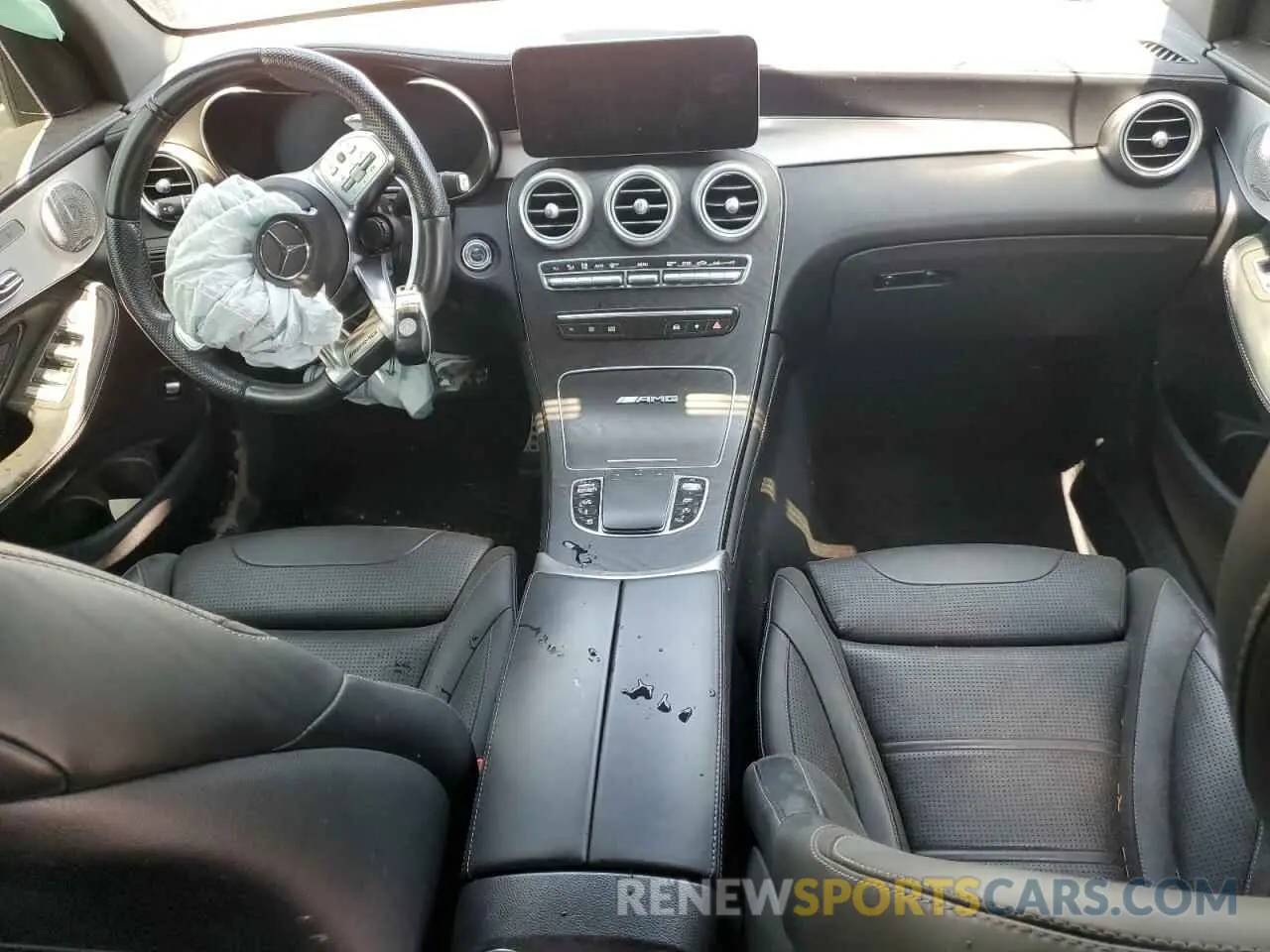 12 fotografías del automóvil dañado W1N0J8JB5MF882466 MERCEDES-BENZ GLC-CLASS 2021