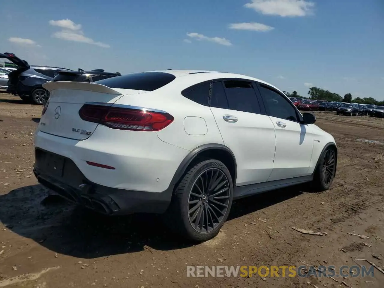 3 fotografías del automóvil dañado W1N0J8JB5MF882466 MERCEDES-BENZ GLC-CLASS 2021