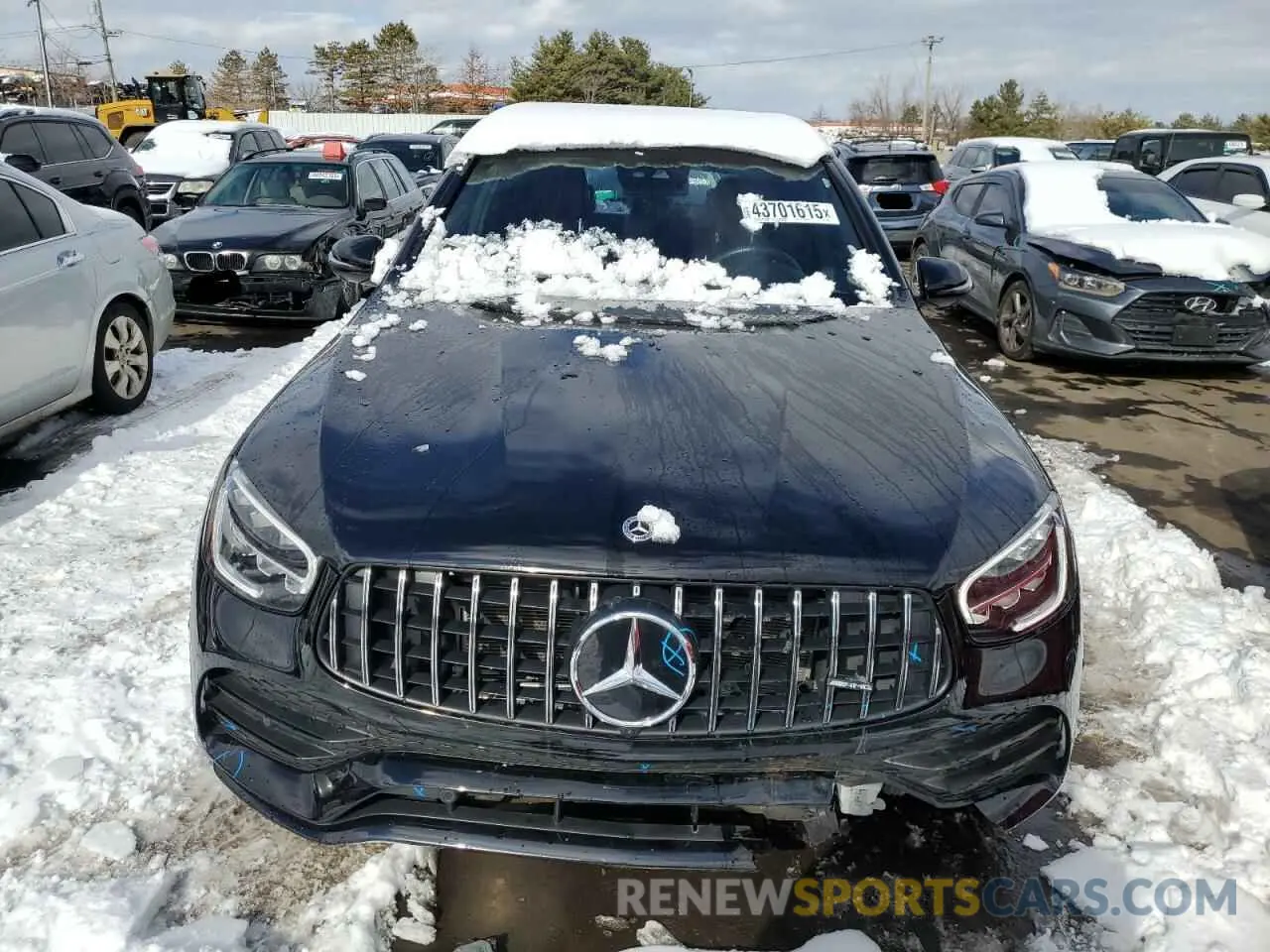 5 fotografías del automóvil dañado W1N0G6EB2NG083558 MERCEDES-BENZ GLC-CLASS 2022