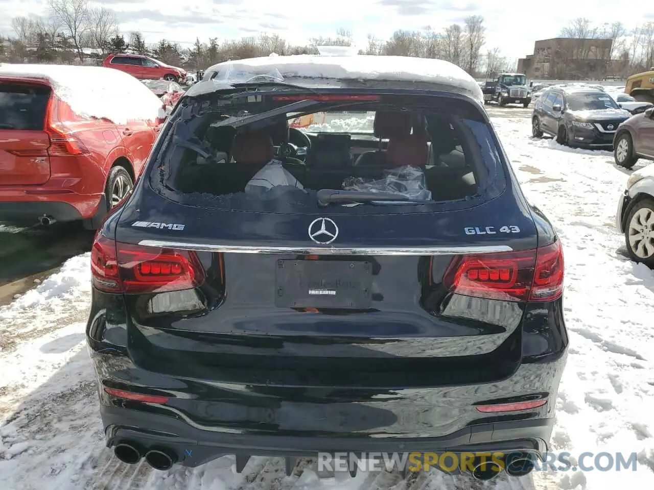 6 fotografías del automóvil dañado W1N0G6EB2NG083558 MERCEDES-BENZ GLC-CLASS 2022