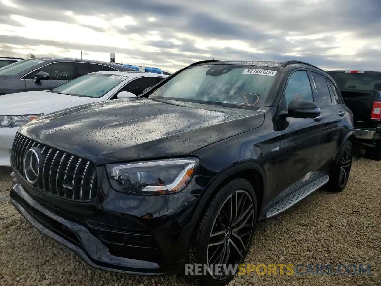 2 fotografías del automóvil dañado W1N0G6EB4NV362182 MERCEDES-BENZ GLC-CLASS 2022