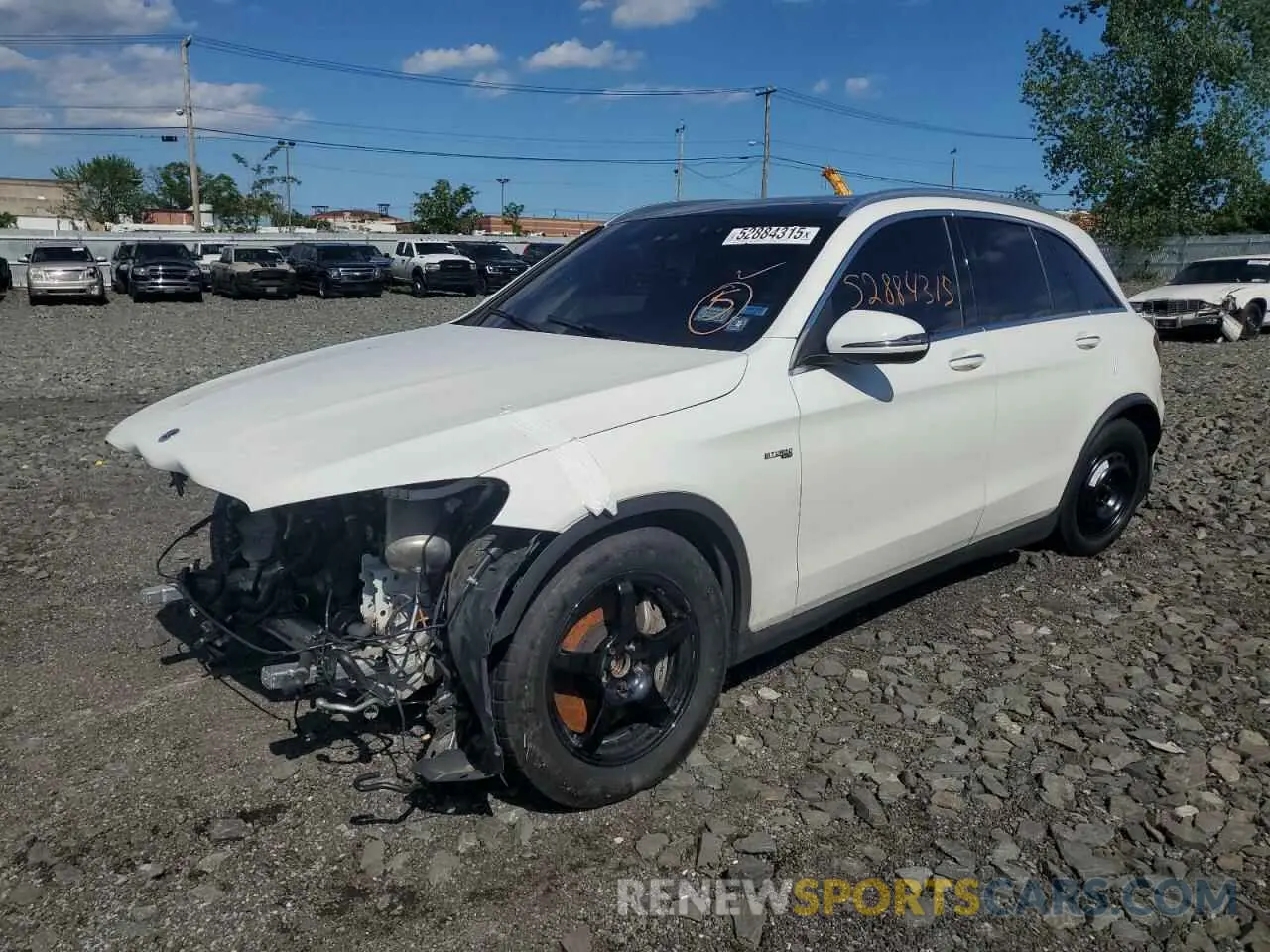 1 fotografías del automóvil dañado W1N0G6EB9NV394299 MERCEDES-BENZ GLC-CLASS 2022