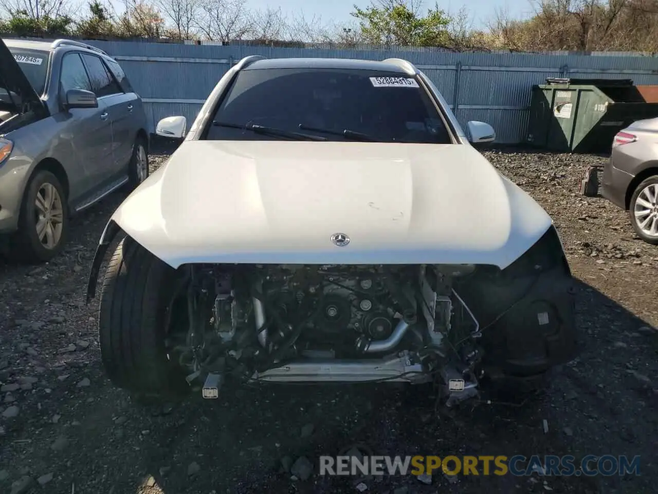 5 fotografías del automóvil dañado W1N0G6EB9NV394299 MERCEDES-BENZ GLC-CLASS 2022