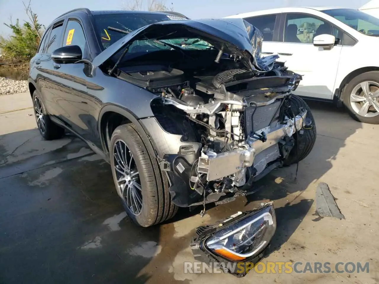 1 fotografías del automóvil dañado W1N0G8DB3NG040179 MERCEDES-BENZ GLC-CLASS 2022