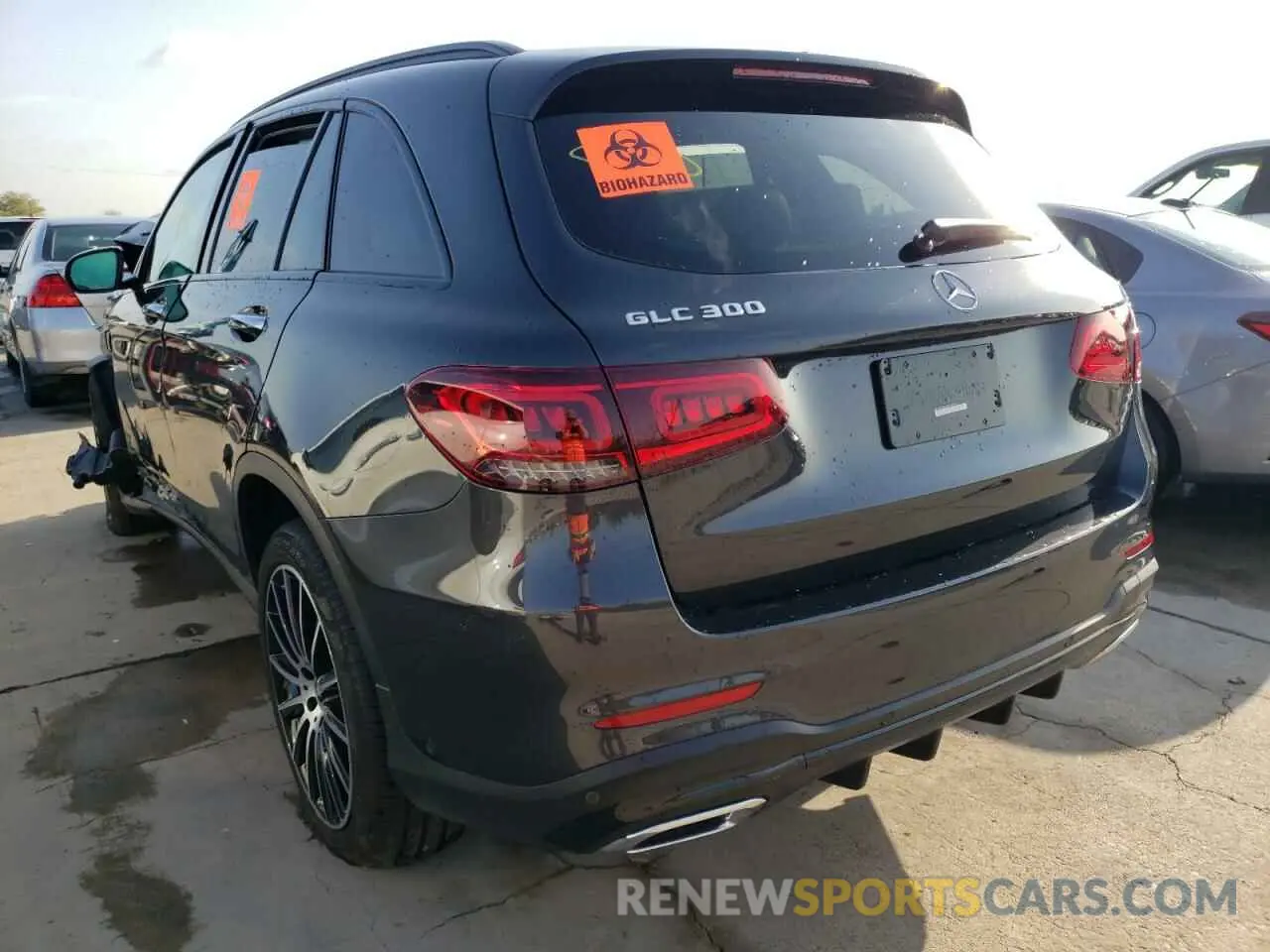 3 fotografías del automóvil dañado W1N0G8DB3NG040179 MERCEDES-BENZ GLC-CLASS 2022