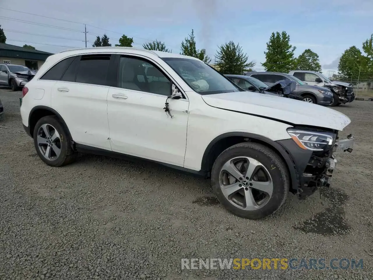4 fotografías del automóvil dañado W1N0G8DB3NG098423 MERCEDES-BENZ GLC-CLASS 2022