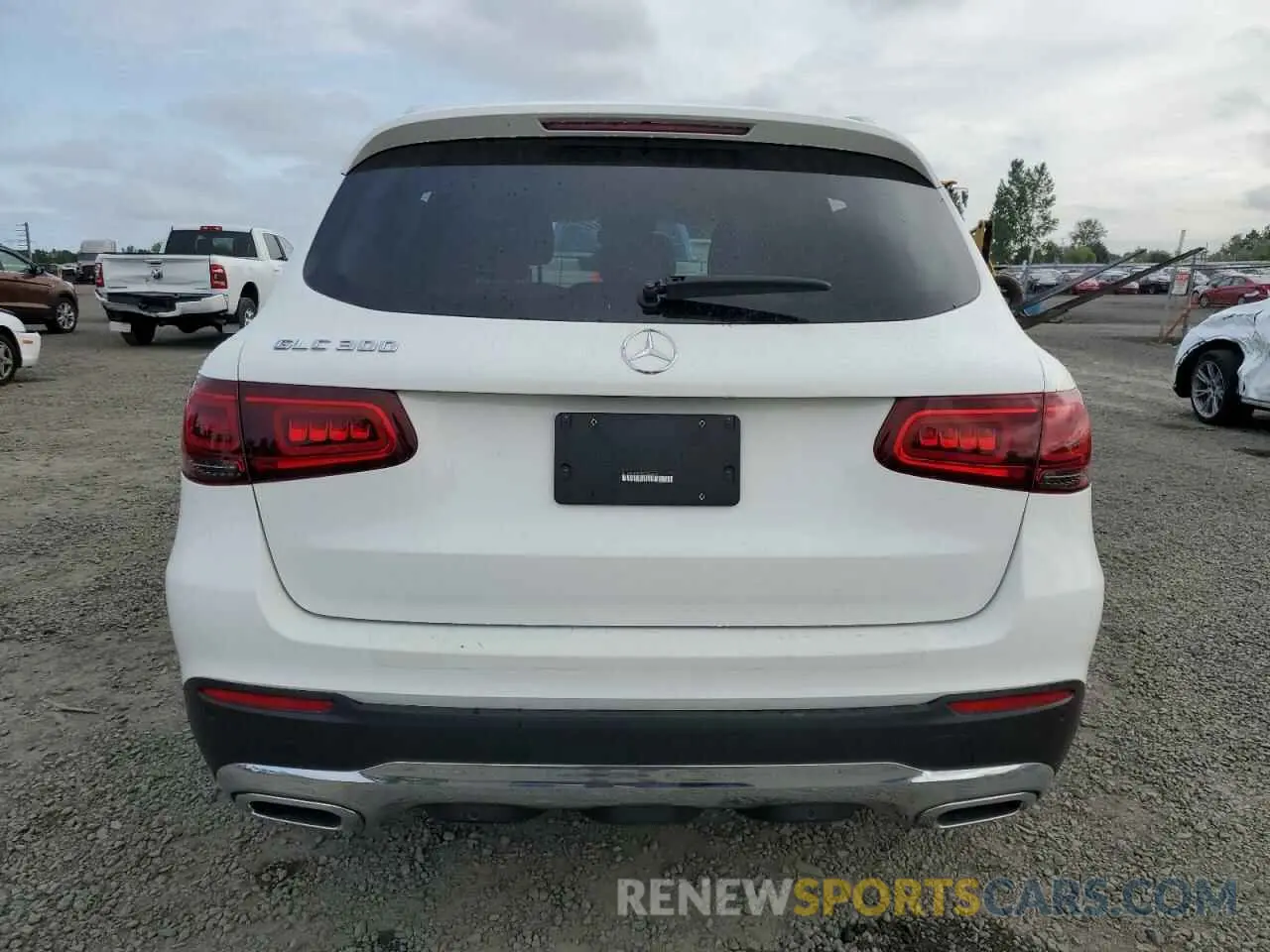 6 fotografías del automóvil dañado W1N0G8DB3NG098423 MERCEDES-BENZ GLC-CLASS 2022