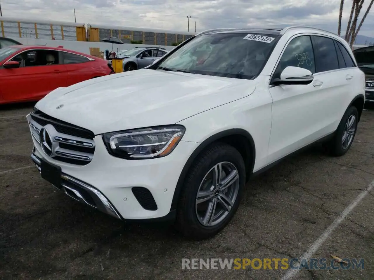2 fotografías del automóvil dañado W1N0G8DB3NV328716 MERCEDES-BENZ GLC-CLASS 2022