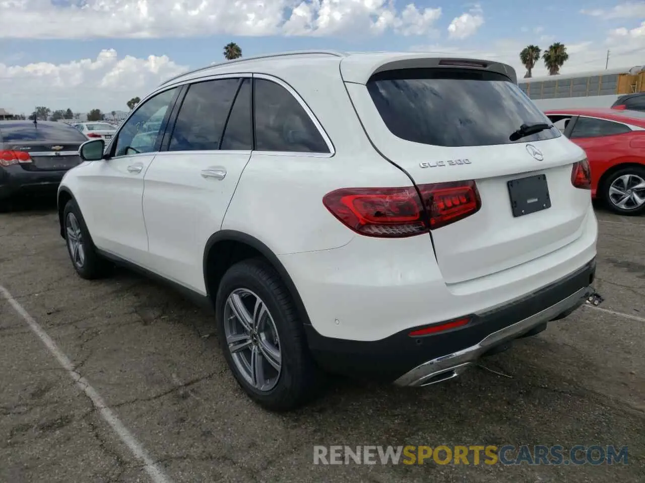 3 fotografías del automóvil dañado W1N0G8DB3NV328716 MERCEDES-BENZ GLC-CLASS 2022