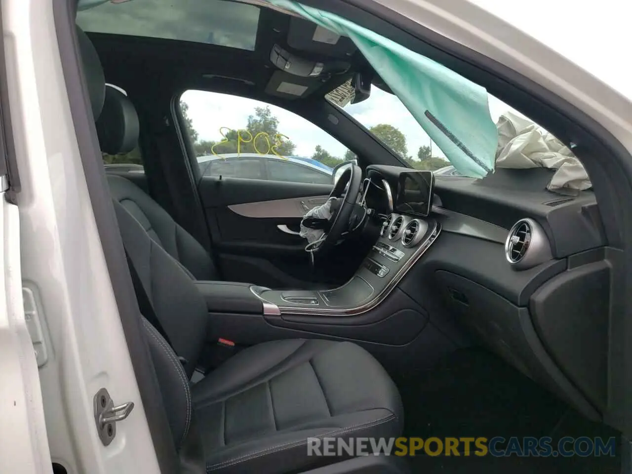 5 fotografías del automóvil dañado W1N0G8DB3NV328716 MERCEDES-BENZ GLC-CLASS 2022