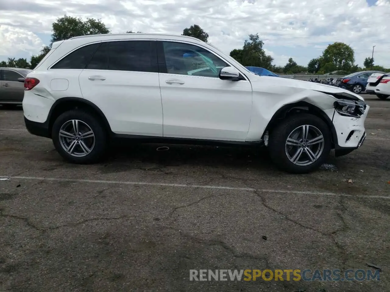 9 fotografías del automóvil dañado W1N0G8DB3NV328716 MERCEDES-BENZ GLC-CLASS 2022
