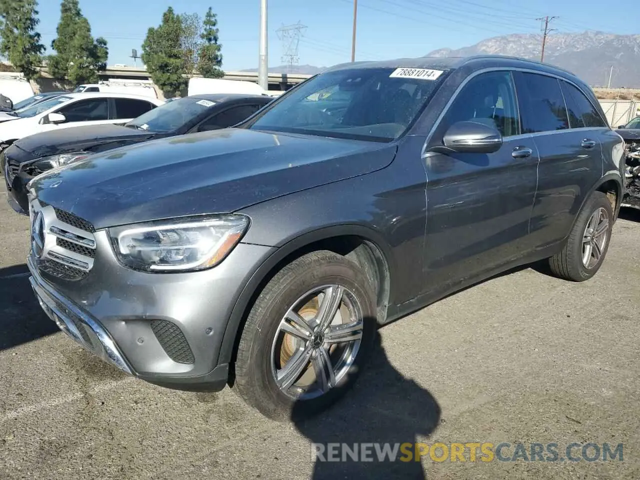 1 fotografías del automóvil dañado W1N0G8DB3NV338159 MERCEDES-BENZ GLC-CLASS 2022