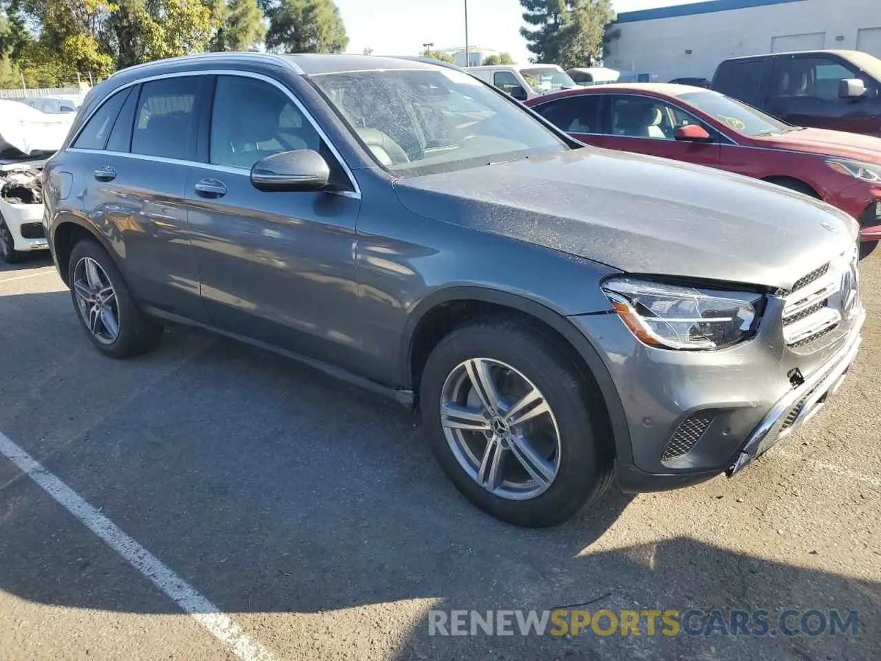 4 fotografías del automóvil dañado W1N0G8DB3NV338159 MERCEDES-BENZ GLC-CLASS 2022