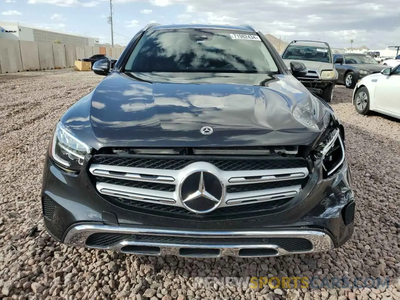5 fotografías del automóvil dañado W1N0G8DB3NV382744 MERCEDES-BENZ GLC-CLASS 2022