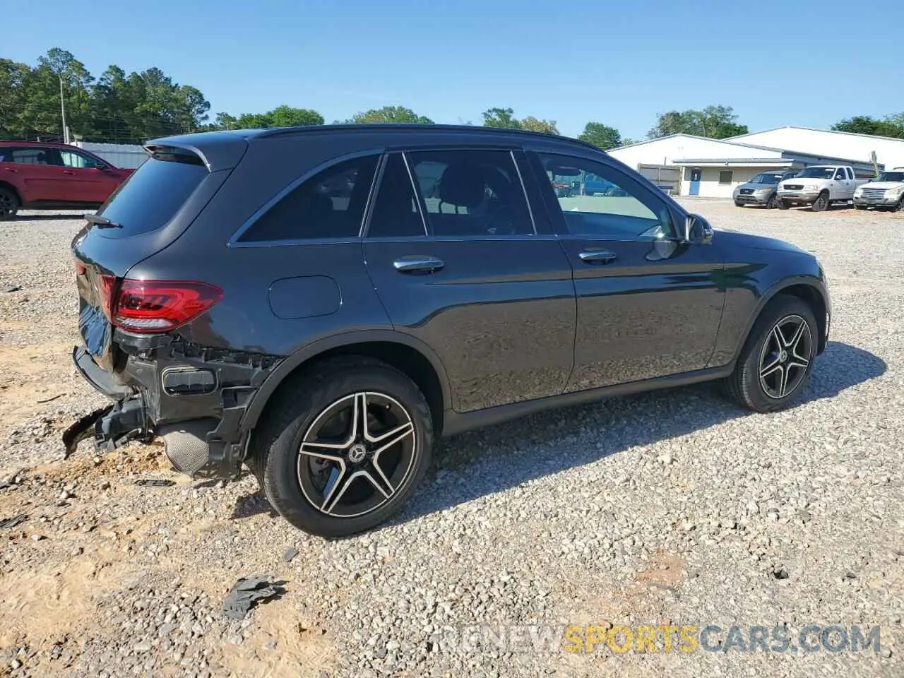 3 fotografías del automóvil dañado W1N0G8DB4NV326568 MERCEDES-BENZ GLC-CLASS 2022