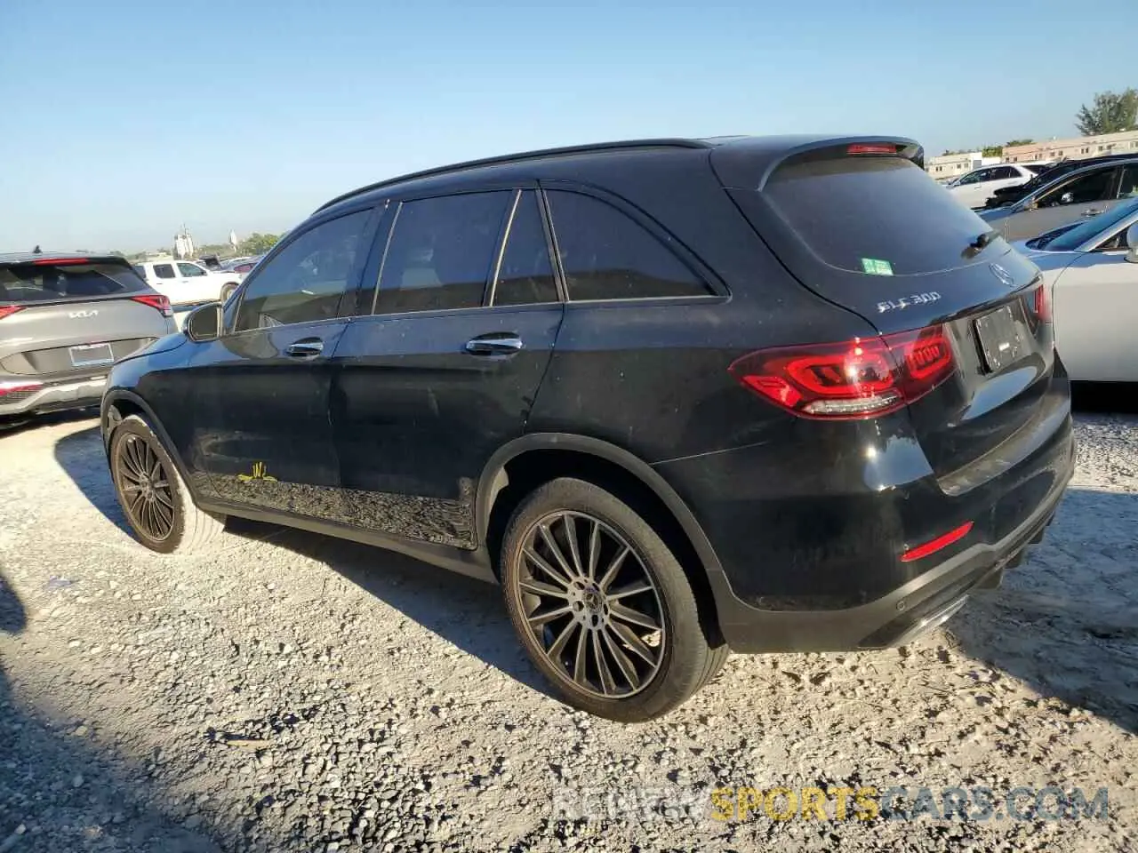 2 fotografías del automóvil dañado W1N0G8DB4NV361868 MERCEDES-BENZ GLC-CLASS 2022