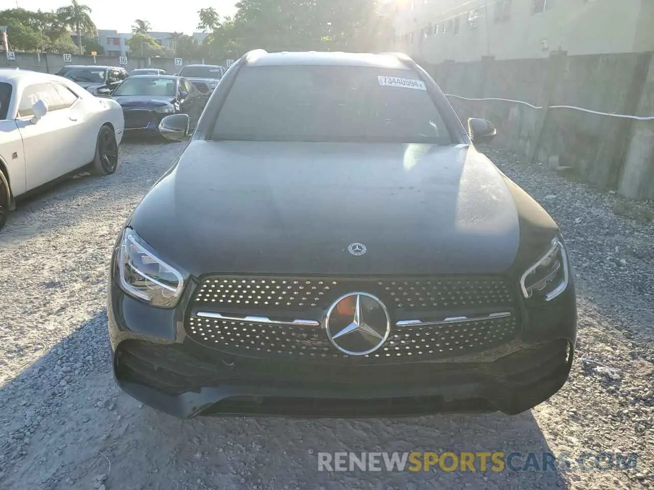 5 fotografías del automóvil dañado W1N0G8DB4NV361868 MERCEDES-BENZ GLC-CLASS 2022