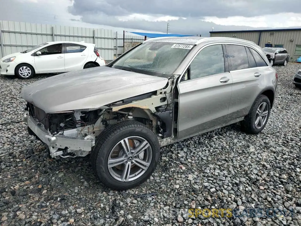 1 fotografías del automóvil dañado W1N0G8DB4NV384292 MERCEDES-BENZ GLC-CLASS 2022
