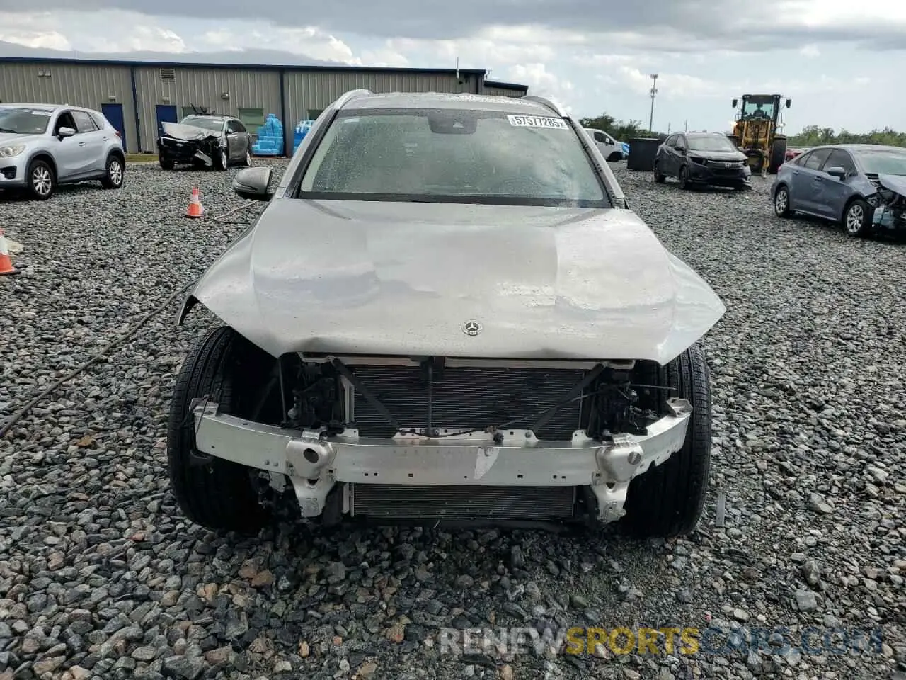 5 fotografías del automóvil dañado W1N0G8DB4NV384292 MERCEDES-BENZ GLC-CLASS 2022