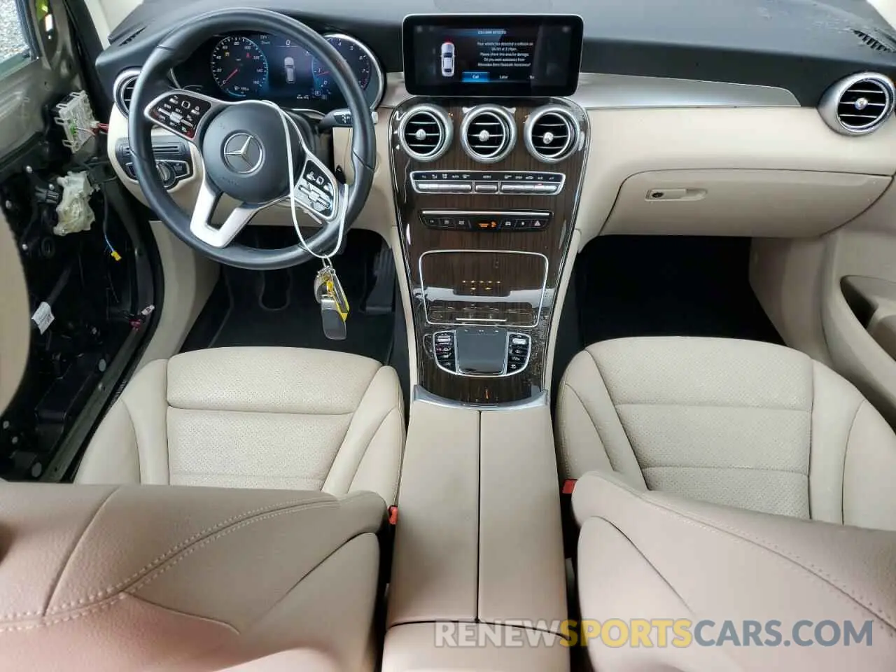 8 fotografías del automóvil dañado W1N0G8DB4NV384292 MERCEDES-BENZ GLC-CLASS 2022