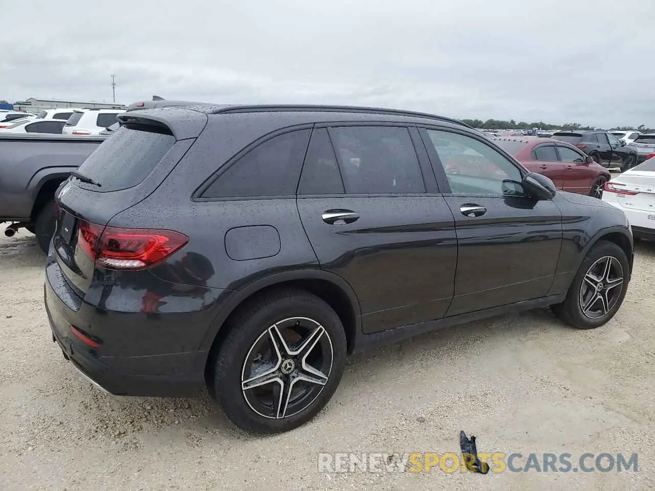 3 fotografías del automóvil dañado W1N0G8DB5NG077427 MERCEDES-BENZ GLC-CLASS 2022