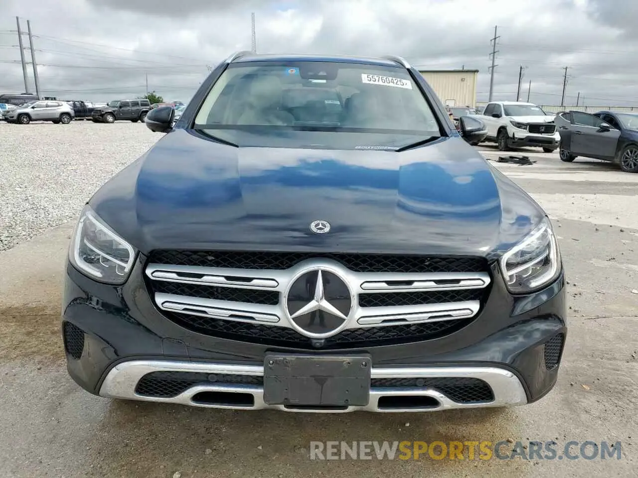 5 fotografías del automóvil dañado W1N0G8DB5NG109339 MERCEDES-BENZ GLC-CLASS 2022