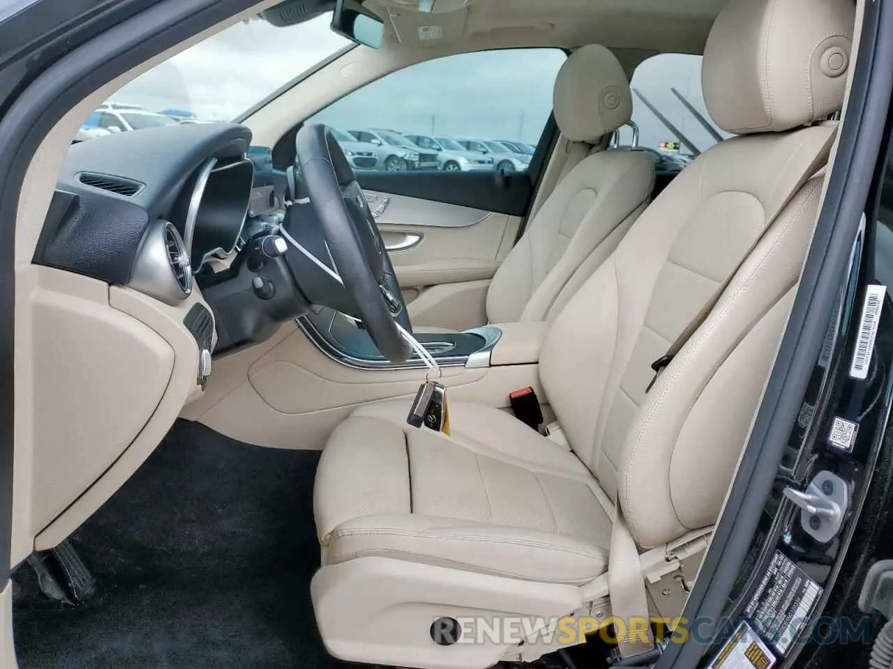 7 fotografías del automóvil dañado W1N0G8DB5NG109339 MERCEDES-BENZ GLC-CLASS 2022