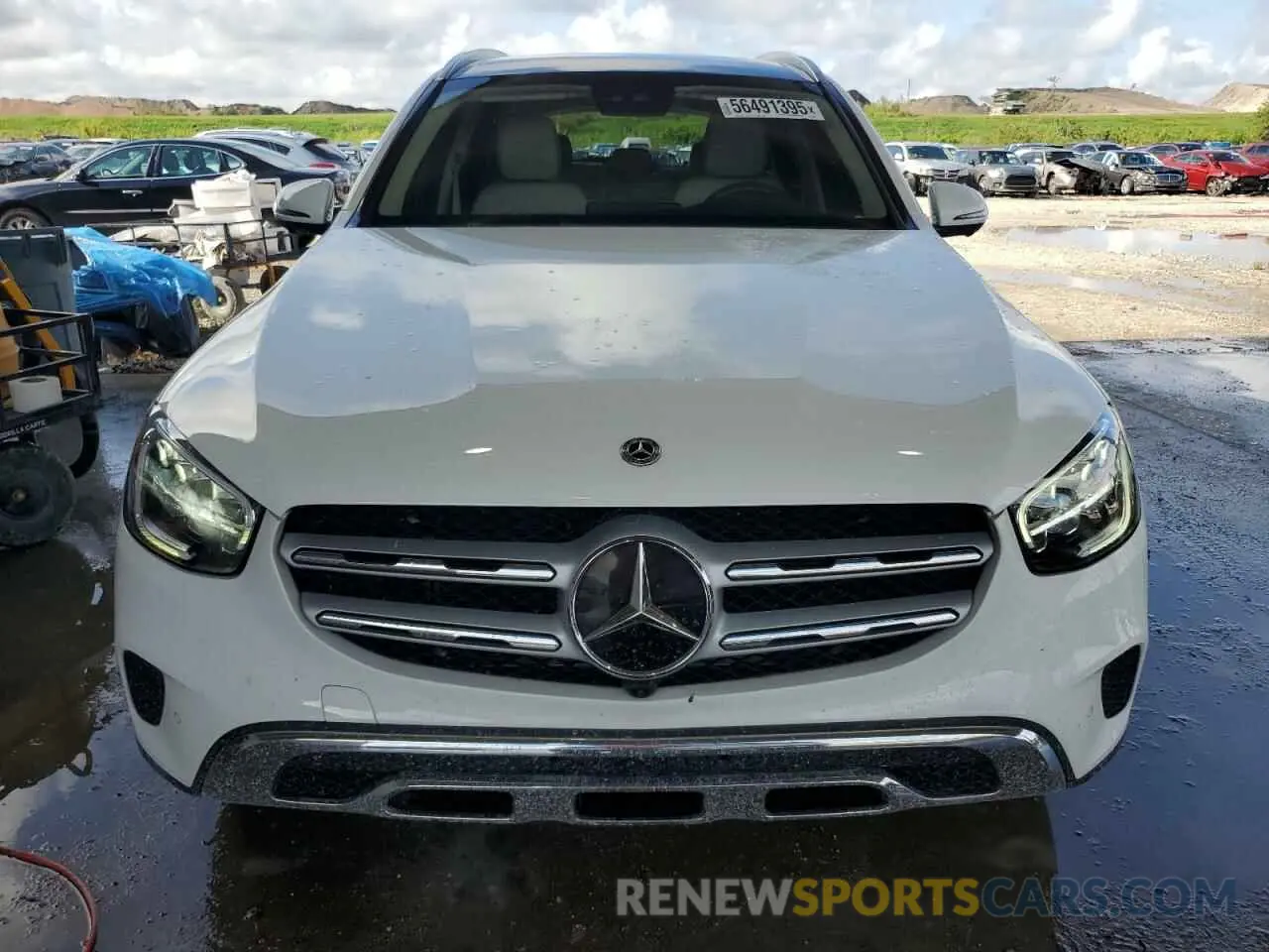 5 fotografías del automóvil dañado W1N0G8DB6NV366313 MERCEDES-BENZ GLC-CLASS 2022