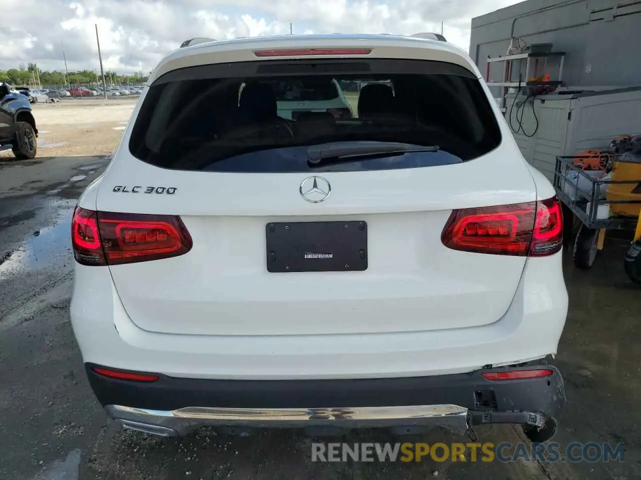 6 fotografías del automóvil dañado W1N0G8DB6NV366313 MERCEDES-BENZ GLC-CLASS 2022