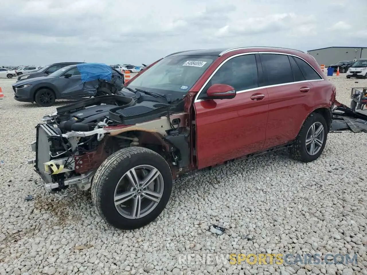 1 fotografías del automóvil dañado W1N0G8DB8NV389091 MERCEDES-BENZ GLC-CLASS 2022