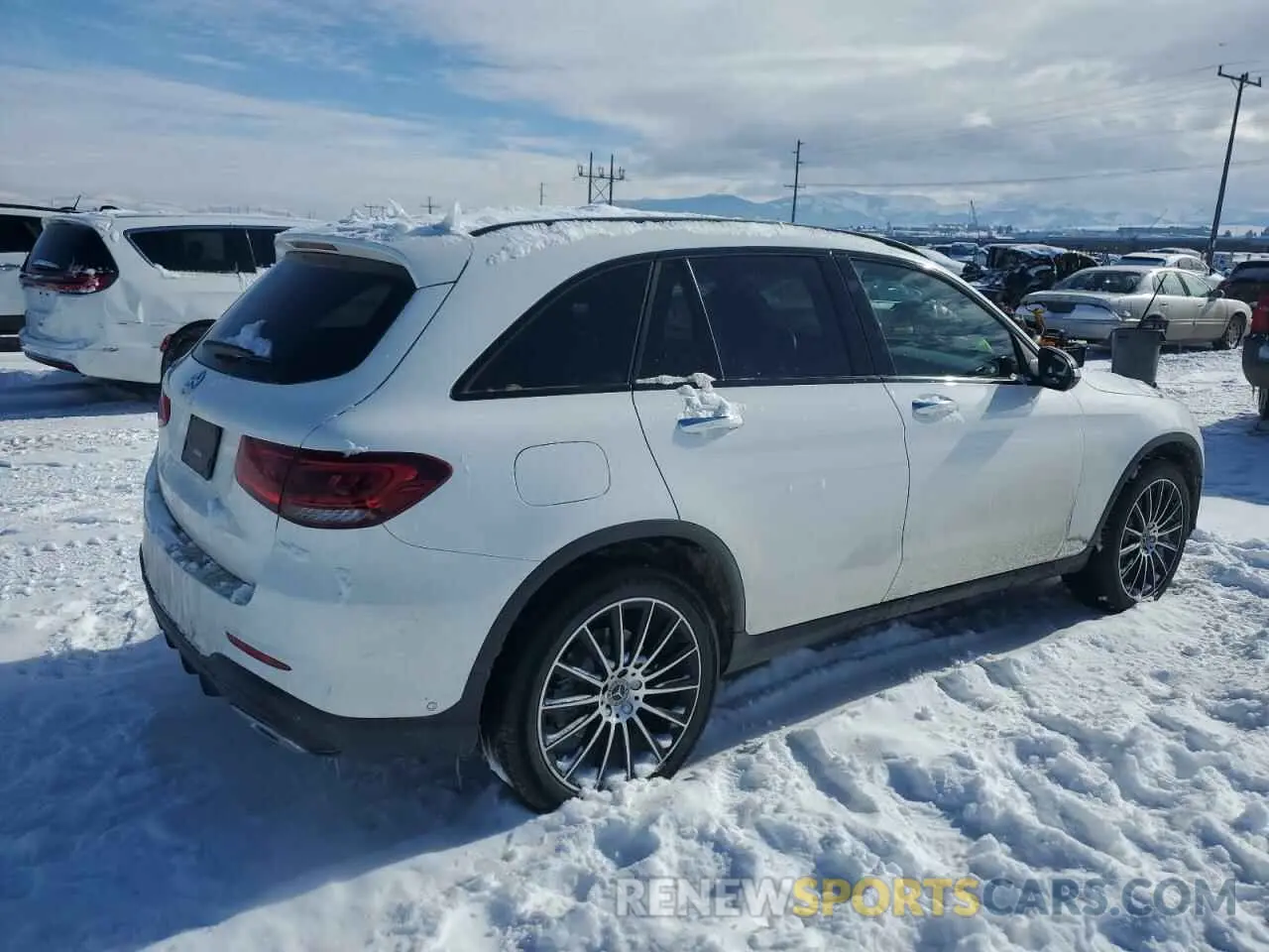 3 fotografías del automóvil dañado W1N0G8DB8NV391536 MERCEDES-BENZ GLC-CLASS 2022