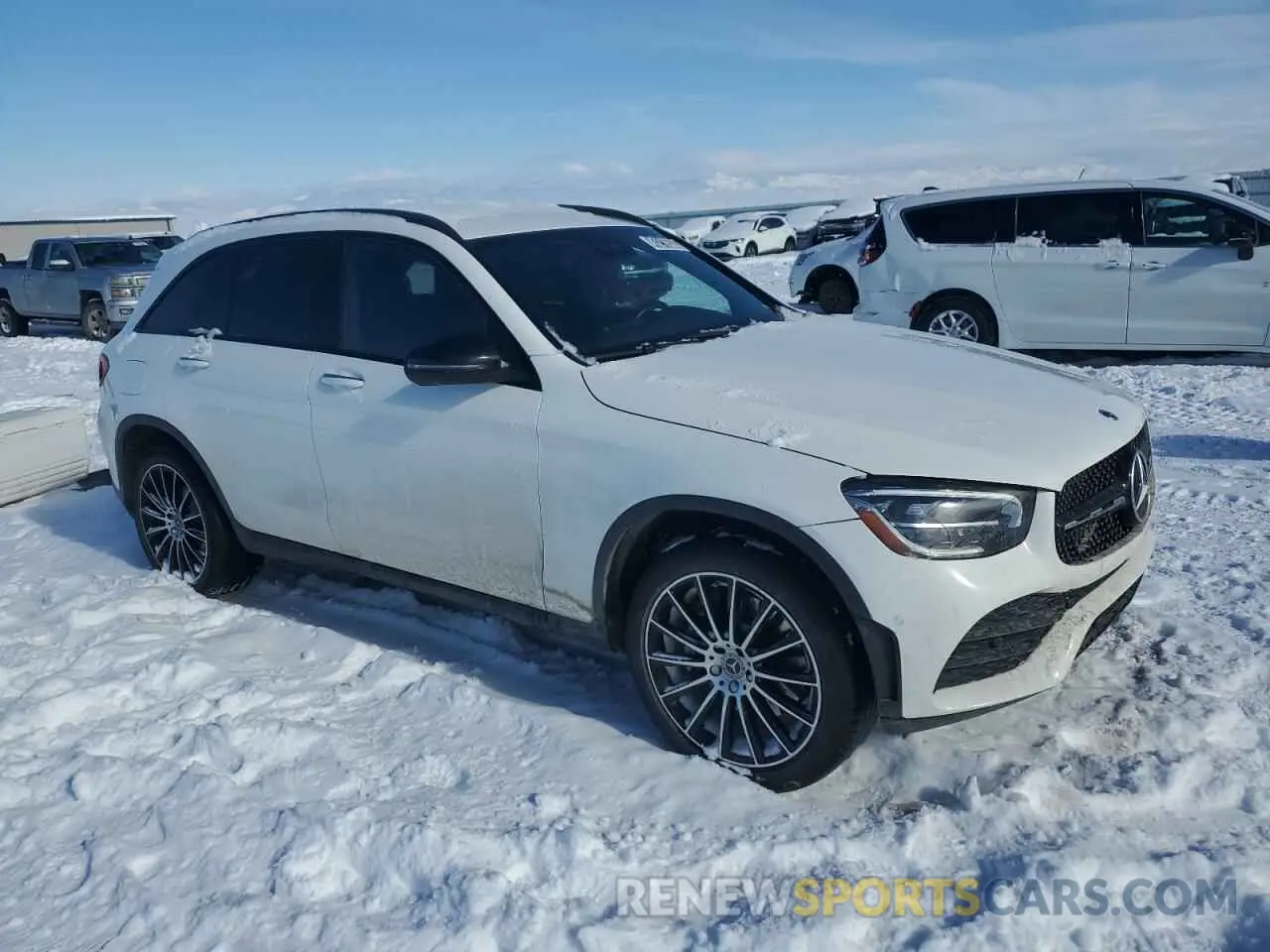 4 fotografías del automóvil dañado W1N0G8DB8NV391536 MERCEDES-BENZ GLC-CLASS 2022
