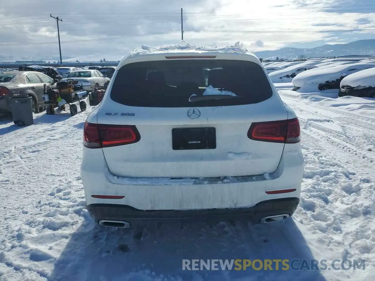 6 fotografías del automóvil dañado W1N0G8DB8NV391536 MERCEDES-BENZ GLC-CLASS 2022
