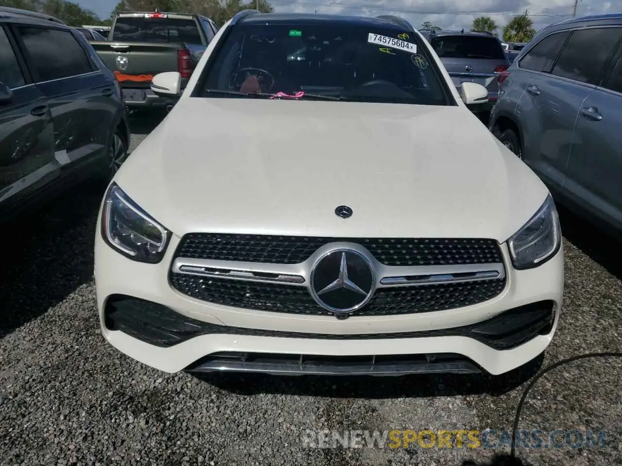 5 fotografías del automóvil dañado W1N0G8DB9NG020180 MERCEDES-BENZ GLC-CLASS 2022