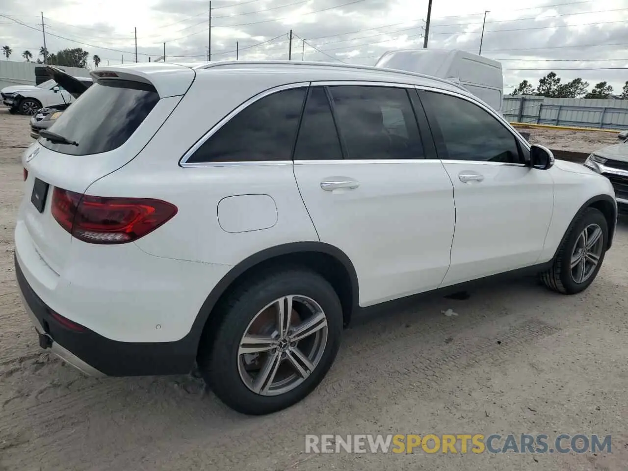 3 fotografías del automóvil dañado W1N0G8DB9NV331233 MERCEDES-BENZ GLC-CLASS 2022