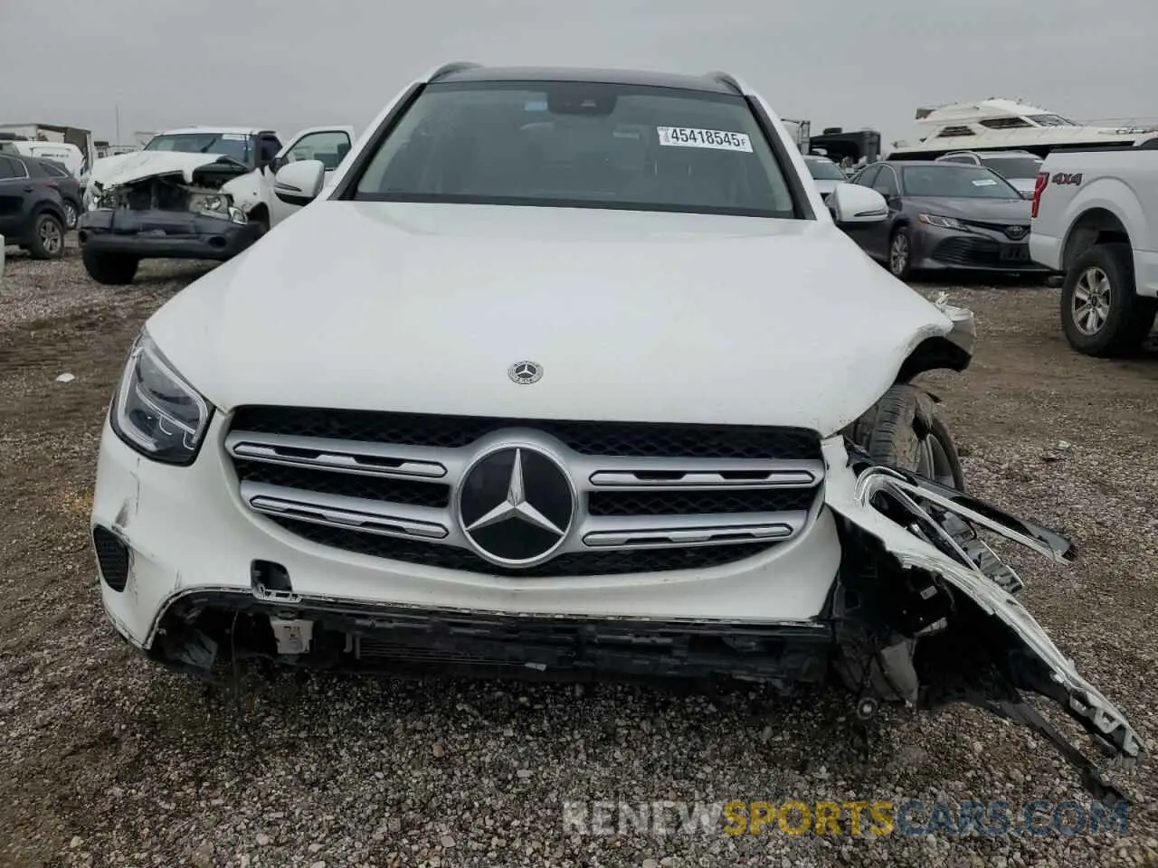 5 fotografías del automóvil dañado W1N0G8DB9NV366323 MERCEDES-BENZ GLC-CLASS 2022