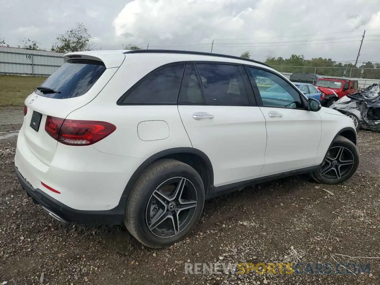 3 fotografías del automóvil dañado W1N0G8DB9NV385499 MERCEDES-BENZ GLC-CLASS 2022