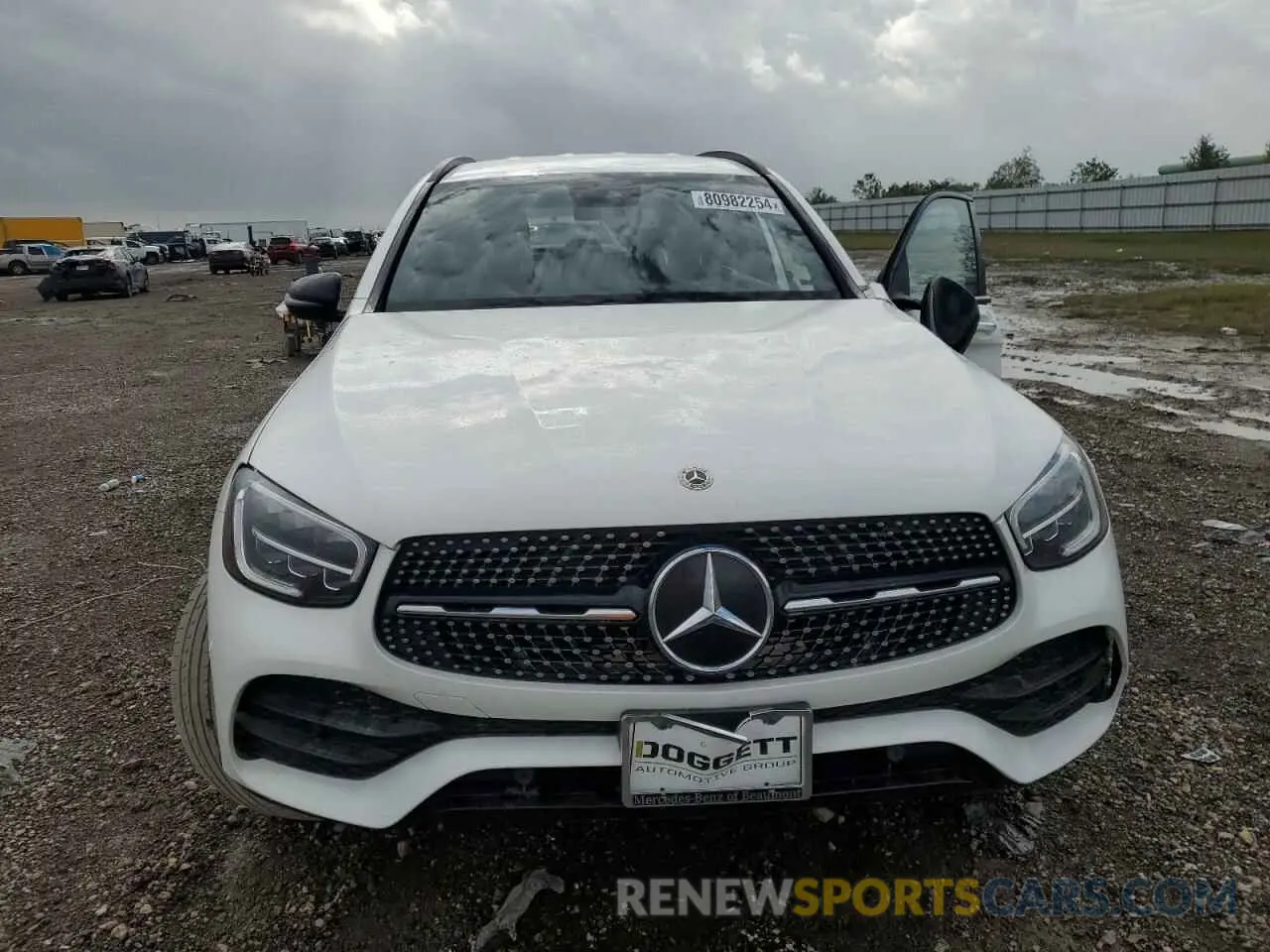 5 fotografías del automóvil dañado W1N0G8DB9NV385499 MERCEDES-BENZ GLC-CLASS 2022