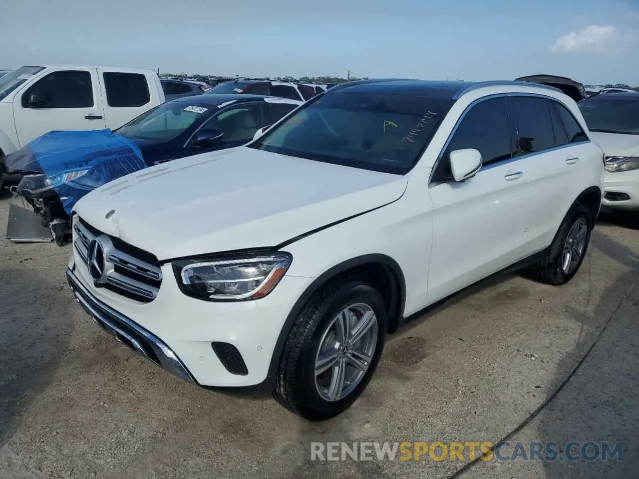 1 fotografías del automóvil dañado W1N0G8DBXNG043614 MERCEDES-BENZ GLC-CLASS 2022
