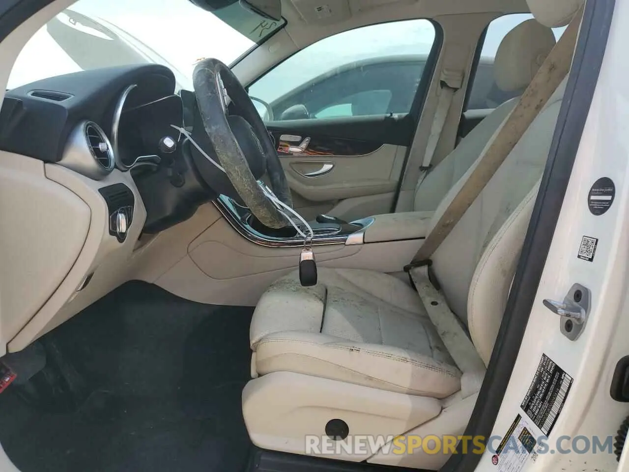 7 fotografías del automóvil dañado W1N0G8DBXNG043614 MERCEDES-BENZ GLC-CLASS 2022