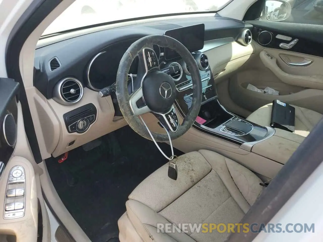 8 fotografías del automóvil dañado W1N0G8DBXNG043614 MERCEDES-BENZ GLC-CLASS 2022